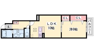 オプティミストＢの物件間取画像